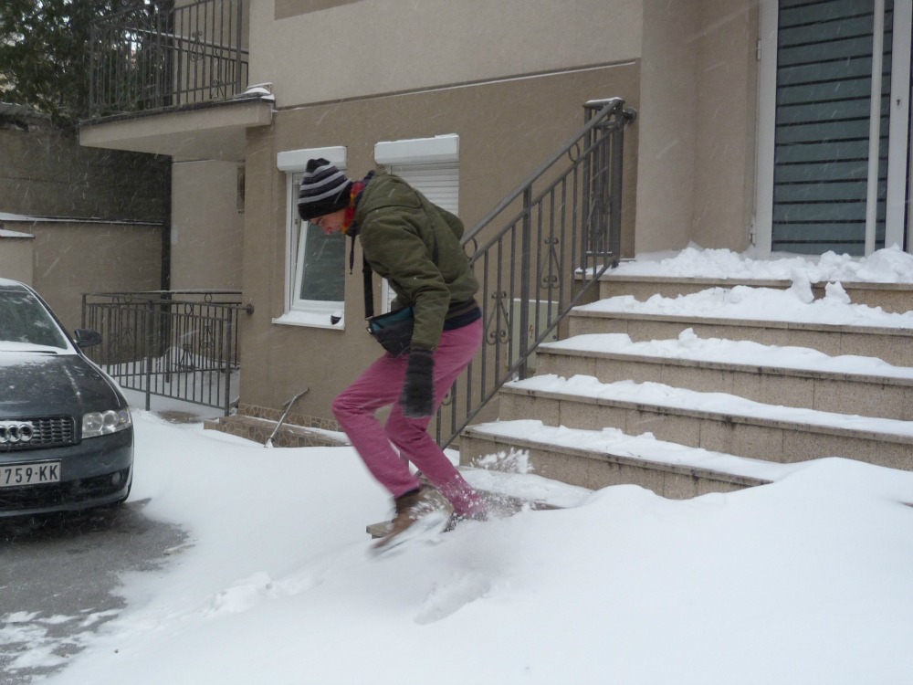 belgrado-sneeuw-springen